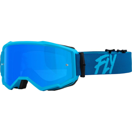 MASQUE FLY ZONE BLEU Lunette moto cross