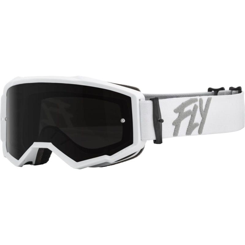 MASQUE FLY ZONE BLANC Lunette moto cross