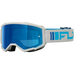 LUNETTE CROSS FLY ZONE SILVER/BLEU