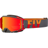MASQUE FLY ZONE PRO GRIS/ROUGE Lunette moto cross