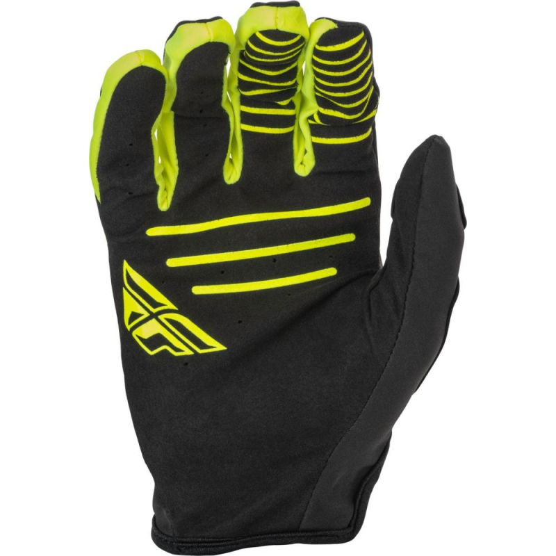 GANTS FLY LITE WINDPROOF NOIR/JAUNE FLUO Gant moto cross
