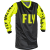 MAILLOT FLY F-16 NOIR/JAUNE FLUO Maillot cross enfant