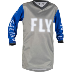 MAILLOT FLY F-16 GRIS/BLEU Maillot cross enfant