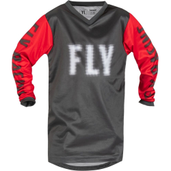 MAILLOT FLY F-16 GRIS/ROUGE Maillot cross enfant