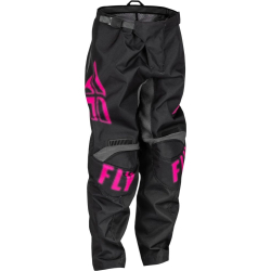 PANTALON FLY F-16 NOIR/ROSE Pantalon moto cross enfant