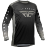 MAILLOT FLY LITE NOIR ET GRIS RACING Maillot moto cross