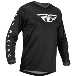 MAILLOT FLY F-16 NOIR ET BLANC