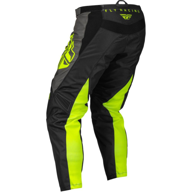 PANTALON FLY F-16 NOIR/GRIS/JAUNE FLUO Pantalon moto cross