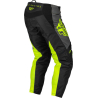 PANTALON FLY F-16 NOIR/GRIS/JAUNE FLUO Pantalon moto cross