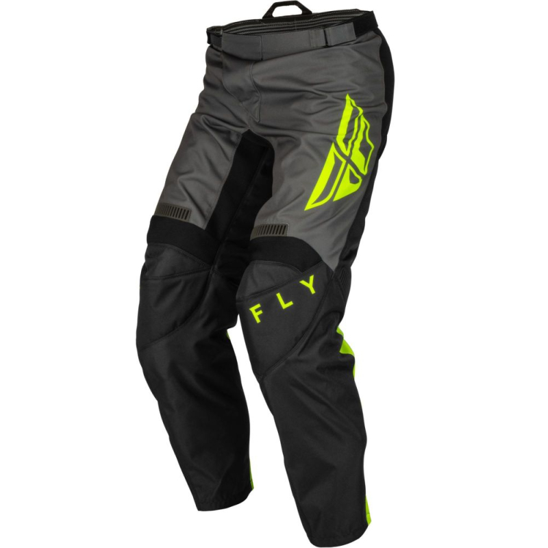 PANTALON FLY F-16 NOIR/GRIS/JAUNE FLUO Pantalon moto cross