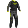 PANTALON FLY F-16 NOIR/GRIS/JAUNE FLUO Pantalon moto cross