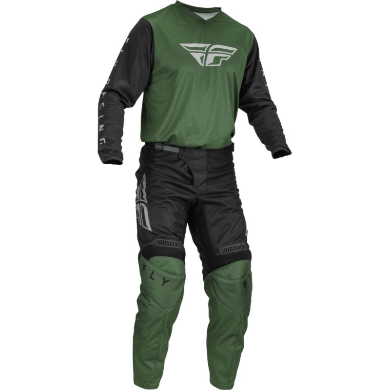 PANTALON FLY F-16 VERT OLIVE/NOIR Pantalon moto cross