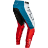 PANTALON CROSS ENFANT FLY RAYCE ROUGE/BLANC/BLEU Pantalon moto cross enfant