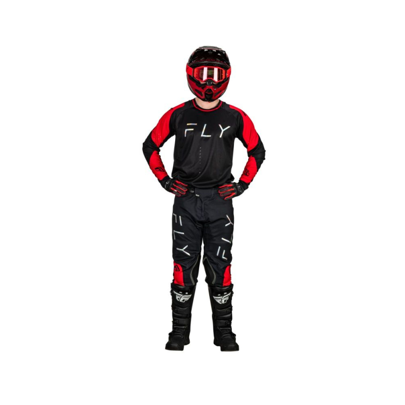 MAILLOT CROSS FLY EVO NOIR/ROUGE Maillot moto cross