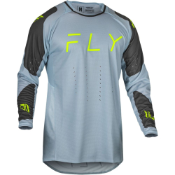 MAILLOT CROSS FLY EVO ICE GRIS/NEON VERT