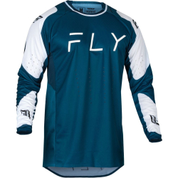 MAILLOT CROSS FLY EVO NAVY/BLANC