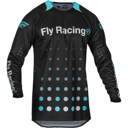 MAILLOT CROSS FLY EVO S.E. STROBE NOIR/BLEU