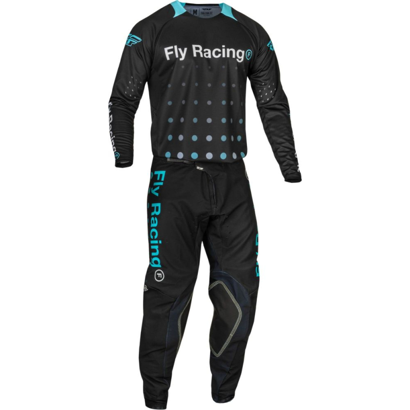 MAILLOT CROSS FLY EVO S.E. STROBE NOIR/BLEU Maillot moto cross