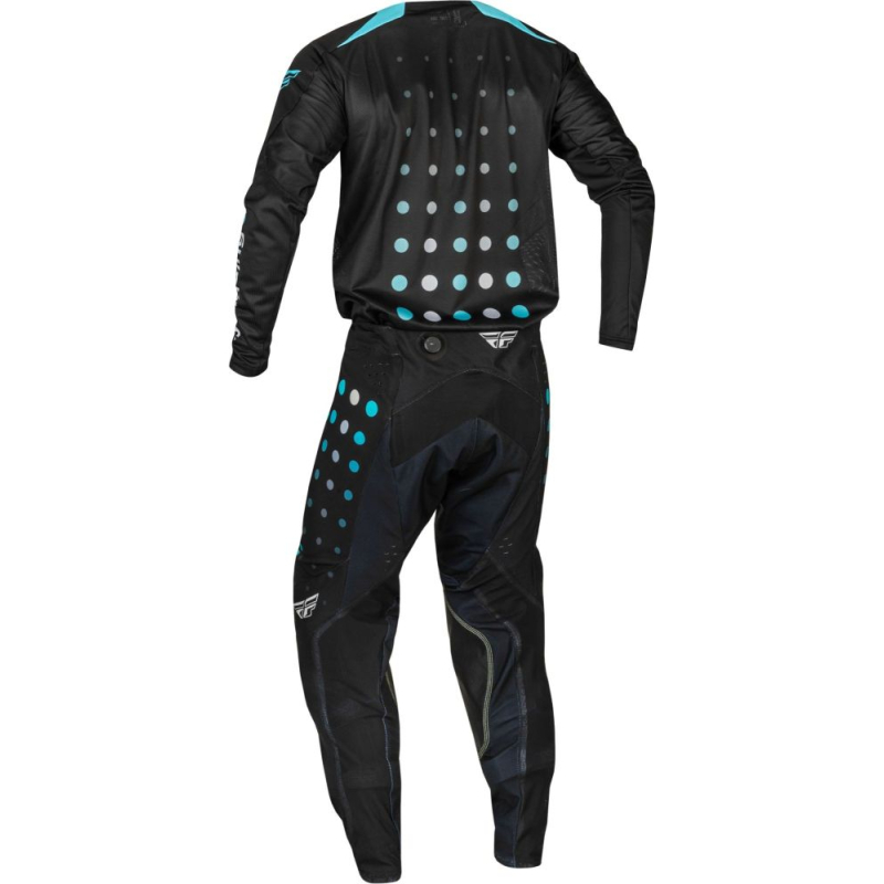 MAILLOT CROSS FLY EVO S.E. STROBE NOIR/BLEU Maillot moto cross