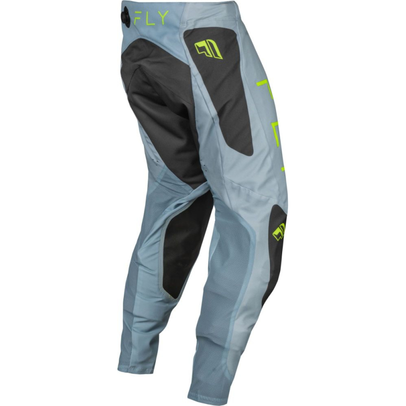 PANTALON CROSS FLY EVO ICE GRIS/NEON VERT Pantalon moto cross