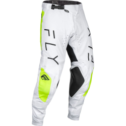 PANTALON CROSS FLY EVO BLANC/JAUNE FLUO