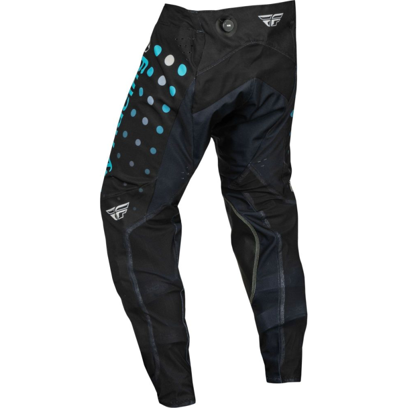 MAILLOT CROSS FLY EVO S.E. STROBE NOIR/BLEU Pantalon moto cross