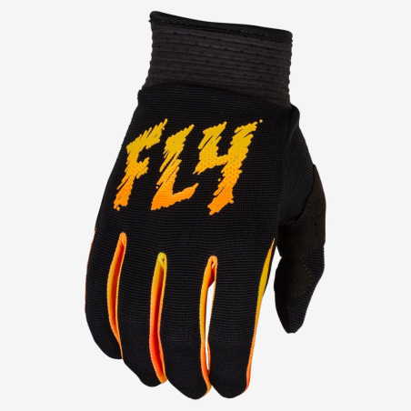 GANTS CROSS ENFANT FLY F-16 NOIR/JAUNE/ORANGE  Gant moto cross enfant