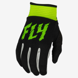 GANTS CROSS ENFANT FLY F-16 NOIR/NEON VERT 