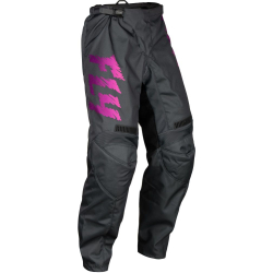 PANTALON CROSS FLY F-16 GRIS/ROSE ENFANT