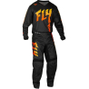 PANTALON CROSS FLY F-16 NOIR/JAUNE/ORANGE ENFANT Pantalon moto cross enfant