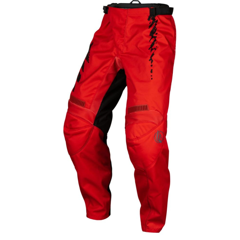 PANTALON CROSS FLY F-16 ROUGE/NOIR ENFANT Pantalon moto cross enfant