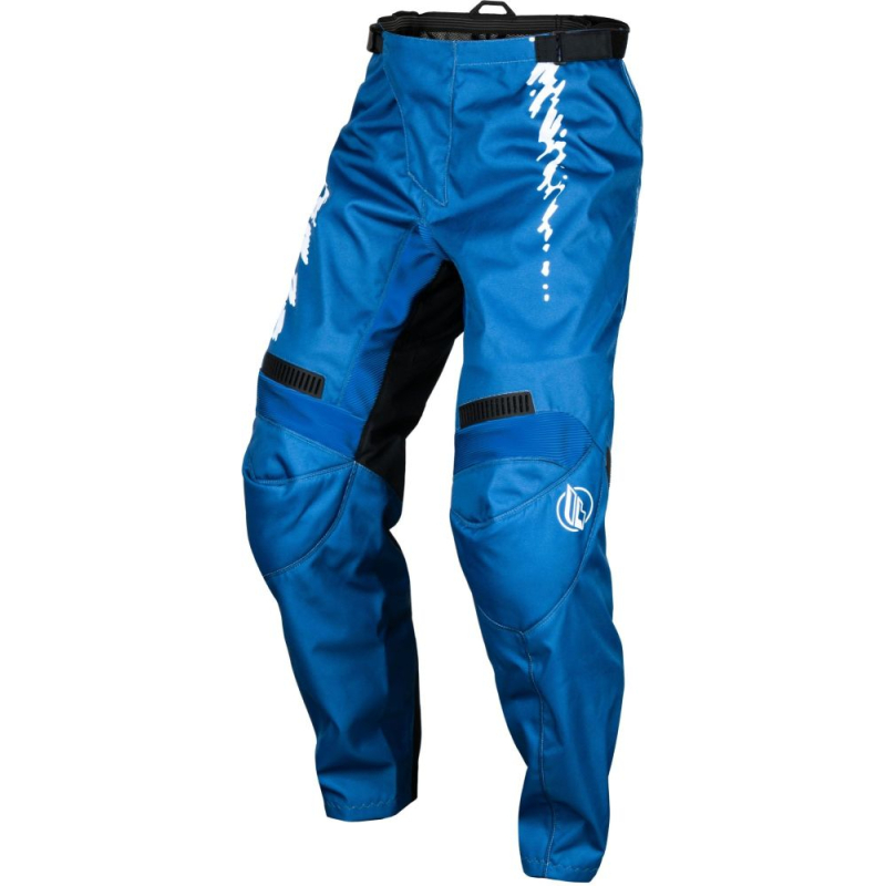 PANTALON CROSS FLY F-16 TRUE BLUE/BLANC ENFANT Pantalon moto cross enfant