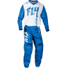 PANTALON CROSS FLY F-16 TRUE BLUE/BLANC ENFANT Pantalon moto cross enfant