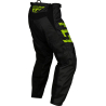 PANTALON CROSS FLY F-16 NOIR/NEON VERT ENFANT Pantalon moto cross enfant