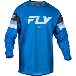 MAILLOT CROSS FLY KINETIC PRIX BLEU CLAIR/BLANC