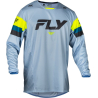 MAILLOT CROSS FLY KINETIC PRIX ICE GRIS/JAUNE FLUO Maillot moto cross