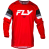 MAILLOT CROSS FLY KINETIC PRIX ROUGE/GRIS/BLANC Maillot moto cross