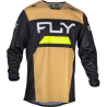 MAILLOT CROSS FLY KINETIC RELOAD BEIGE/NOIR/JAUNE FLUO Maillot moto cross