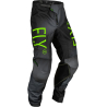 PANTALON CROSS FLY KINETIC PRODIGY CHARCOAL/NEON GREEN/TRUE BLUE ENFANT Pantalon moto cross enfant