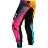 PANTALON CROSS FLY KINETIC PRODIGY FUSCHIA/BLEU ELECTRIQUE/JAUNE FLUO ENFANT Pantalon moto cross enfant