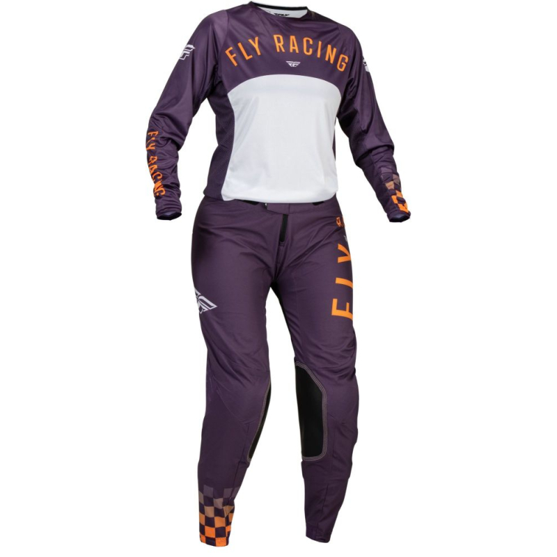 PANTALON CROSS FEMME FLY LITE VIOLET/BLANC Pantalon cross femme