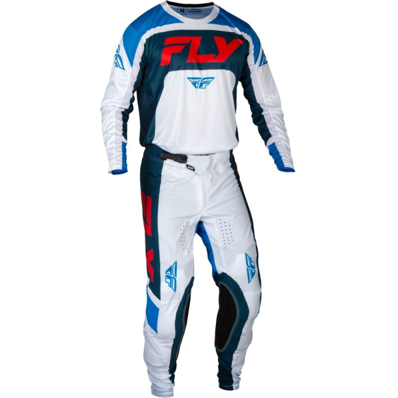 MAILLOT CROSS FLY LITE ROUGE/BLANC/BLEU Maillot moto cross