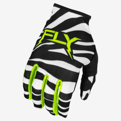 GANTS CROSS FLY LITE UNCAGED NOIR/BLANC/NEON JAUNE