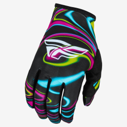 GANTS CROSS FLY LITE WARPED NOIR/ROSE/BLEU ELECTRIQUE