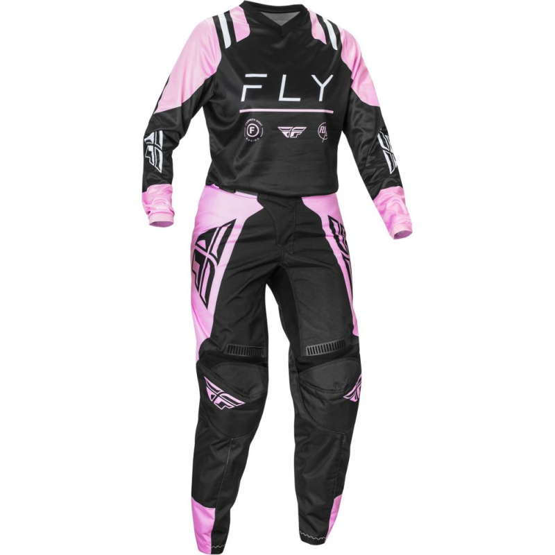 PANTALON CROSS FEMME FLY F-16 NOIR/LAVANDE Pantalon cross femme