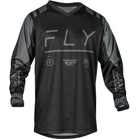 MAILLOT CROSS FLY F-16 NOIR/CHARCOAL Maillot moto cross