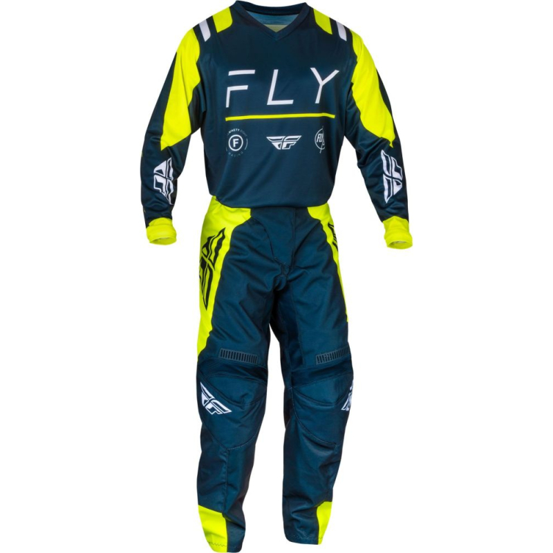 MAILLOT CROSS FLY F-16 BLEU/JAUNE FLUO Maillot moto cross