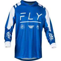 MAILLOT CROSS FLY F-16 BLEU/BLANC