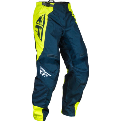 PANTALON CROSS FLY F-16 BLEU/JAUNE FLUO