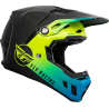 CASQUE FLY CARBONE FORMULA CC CENTRUM NOIR/BLEU/JAUNE FLUO Casque moto cross